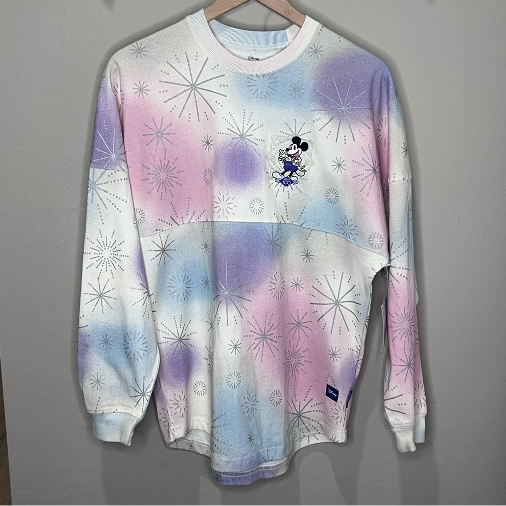 Disney Parks Spirit Jersey Cast Member Pastel Tie-Dye Disneyland World 100